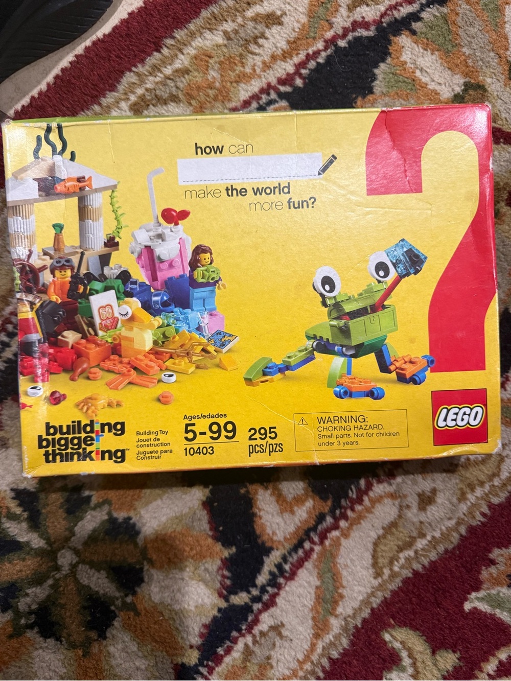 Lego 10403 Building Bigger Thinking World Fun new